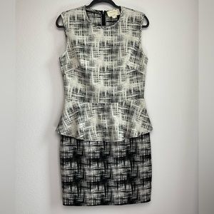 EUC Nicole Miller Artelier Peplum Dress